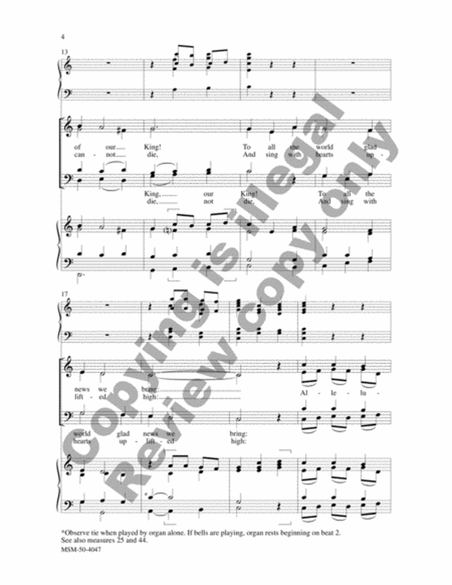 Good Christian Friends, Rejoice and Sing (Choral Score)
