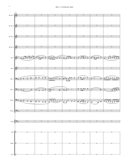 L'Arlésienne Suite for Brass Ensemble and Percussion image number null