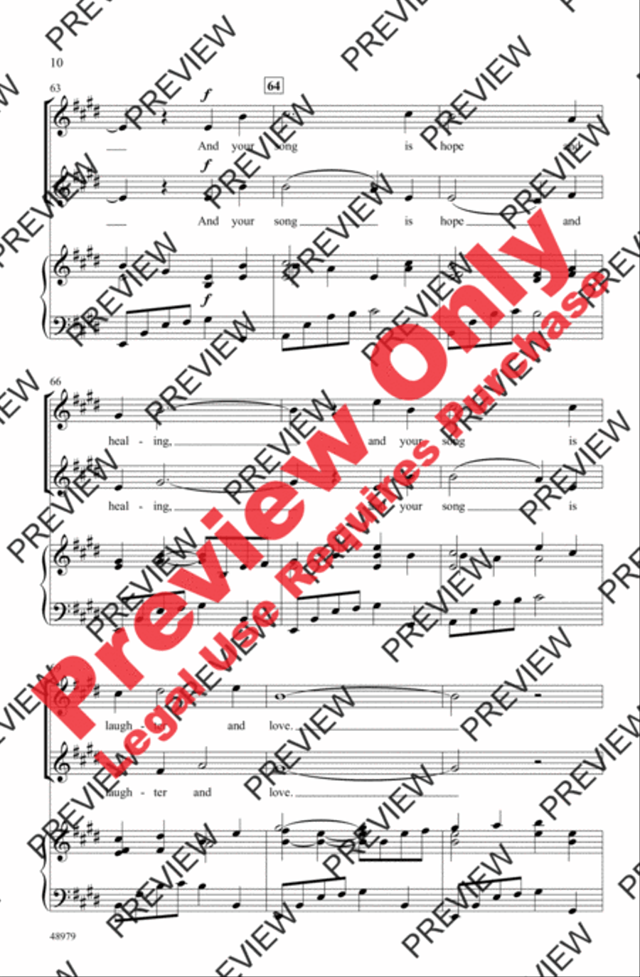 Your Song 2-Part scores gallery preview page 10