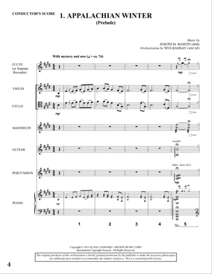 Appalachian Winter (A Cantata For Christmas) - Score Choir scores gallery preview page 2