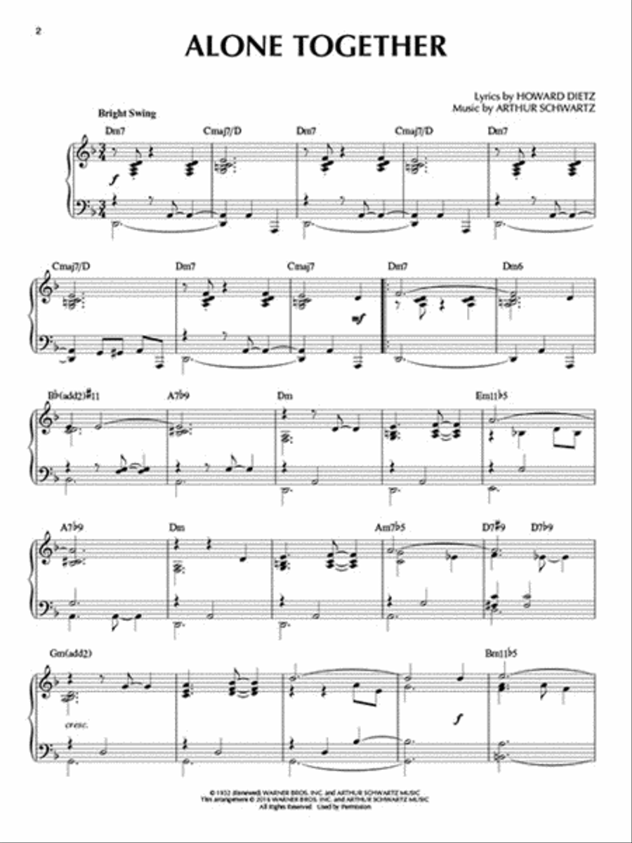 Jazz Standards Jazz Standards Piano Solo scores gallery preview page 3