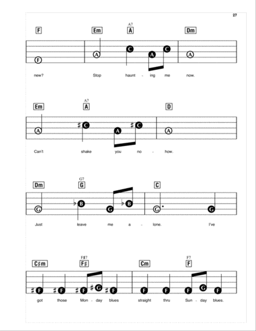 Good Morning Heartache Good Morning Heartache Electronic Keyboard scores gallery preview page 2