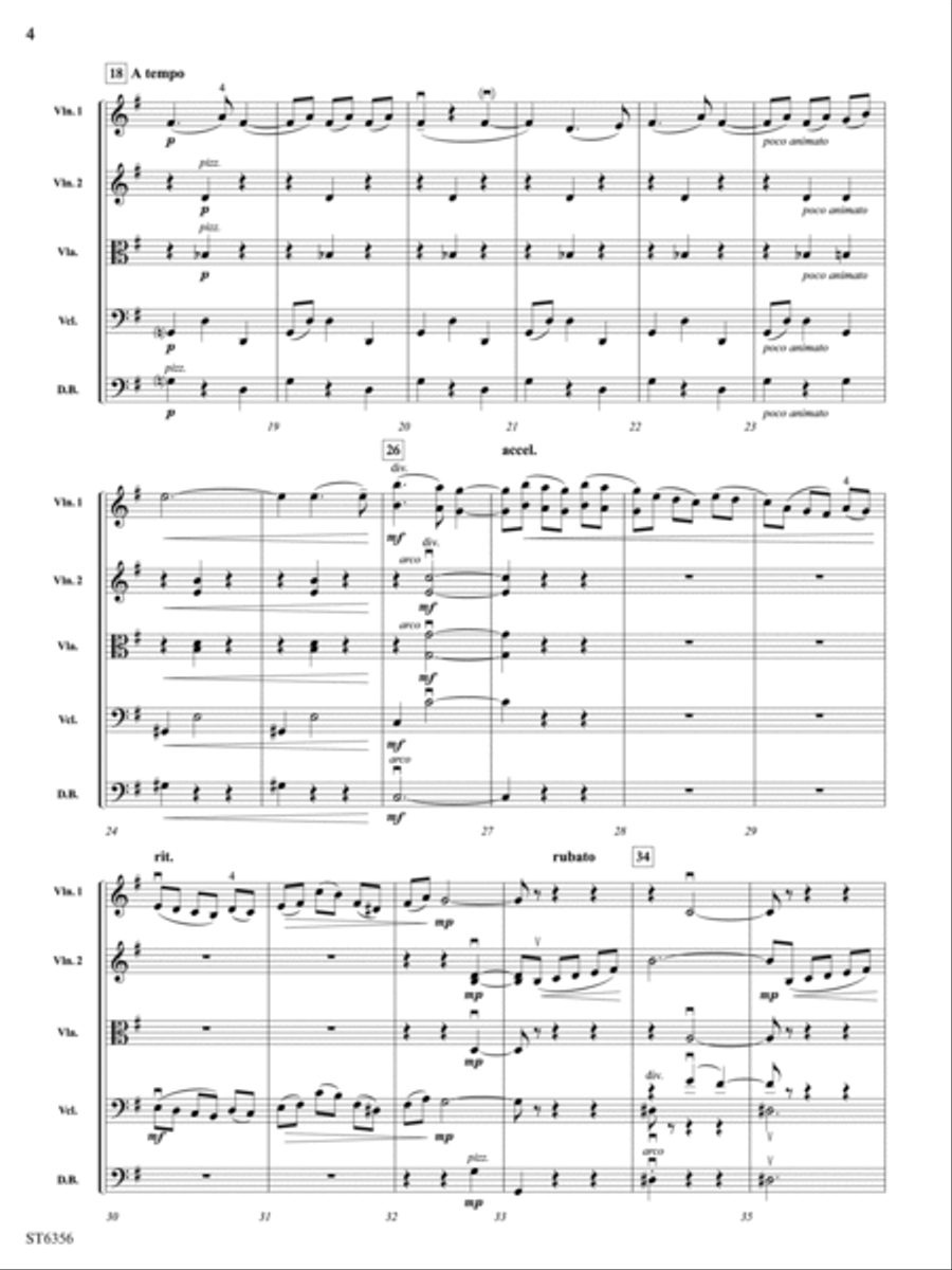 Waltz: Score Waltz: Score String Orchestra scores gallery preview page 4