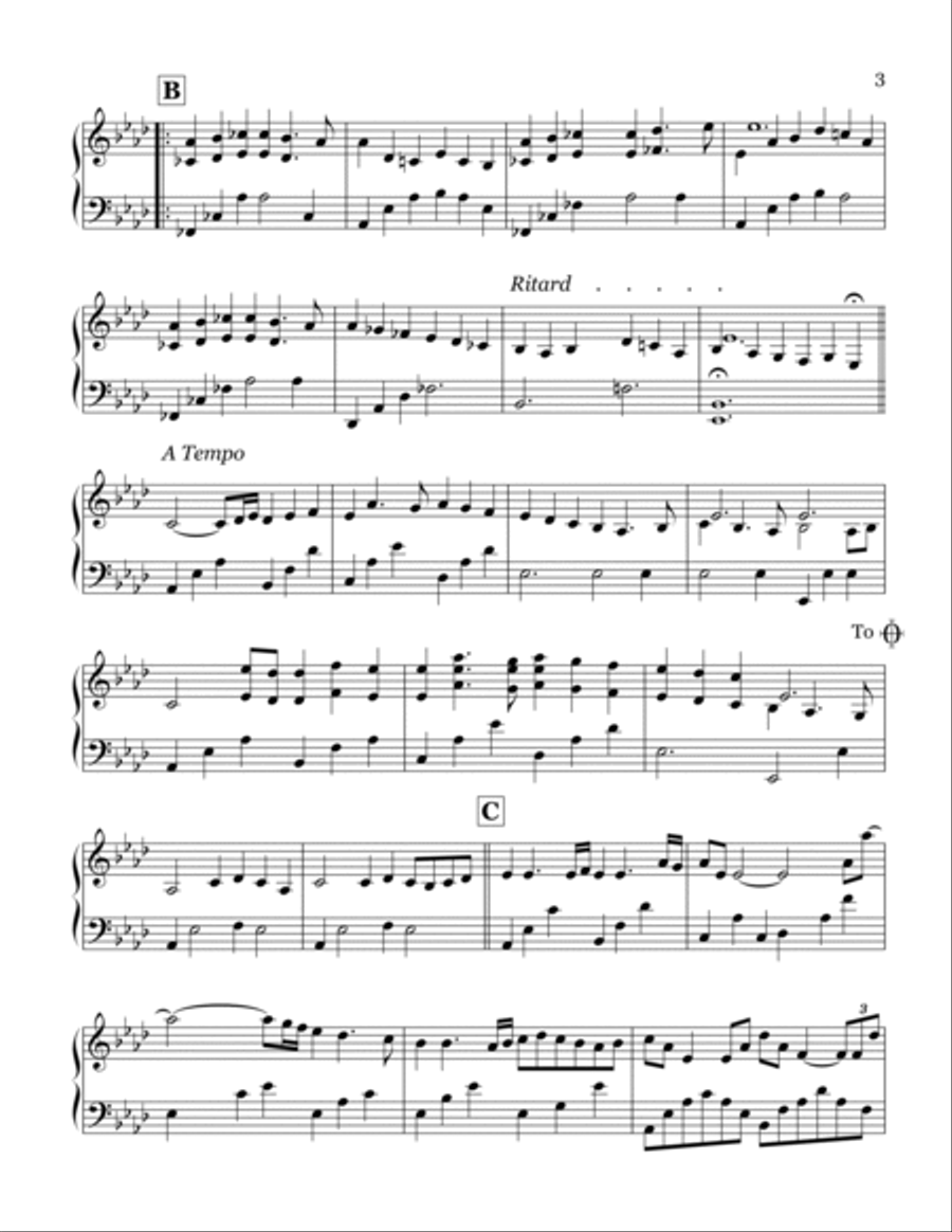 A Winding Lane A Winding Lane Piano Solo scores gallery preview page 3