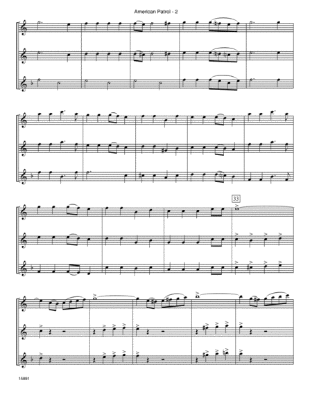 American Patrol - Conductor Score (Full Score)