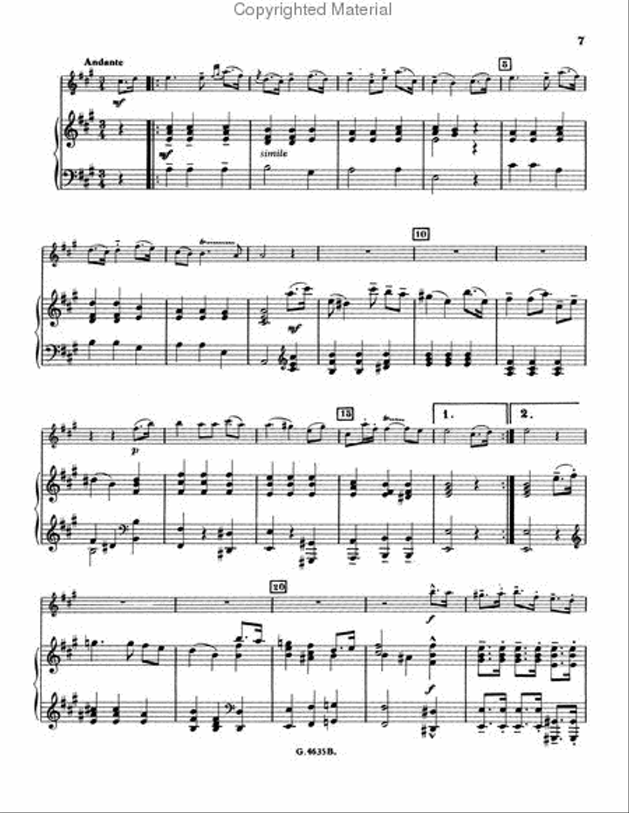Concerto En Re Majeur Concerto En Re Majeur Chamber Music scores gallery preview page 4