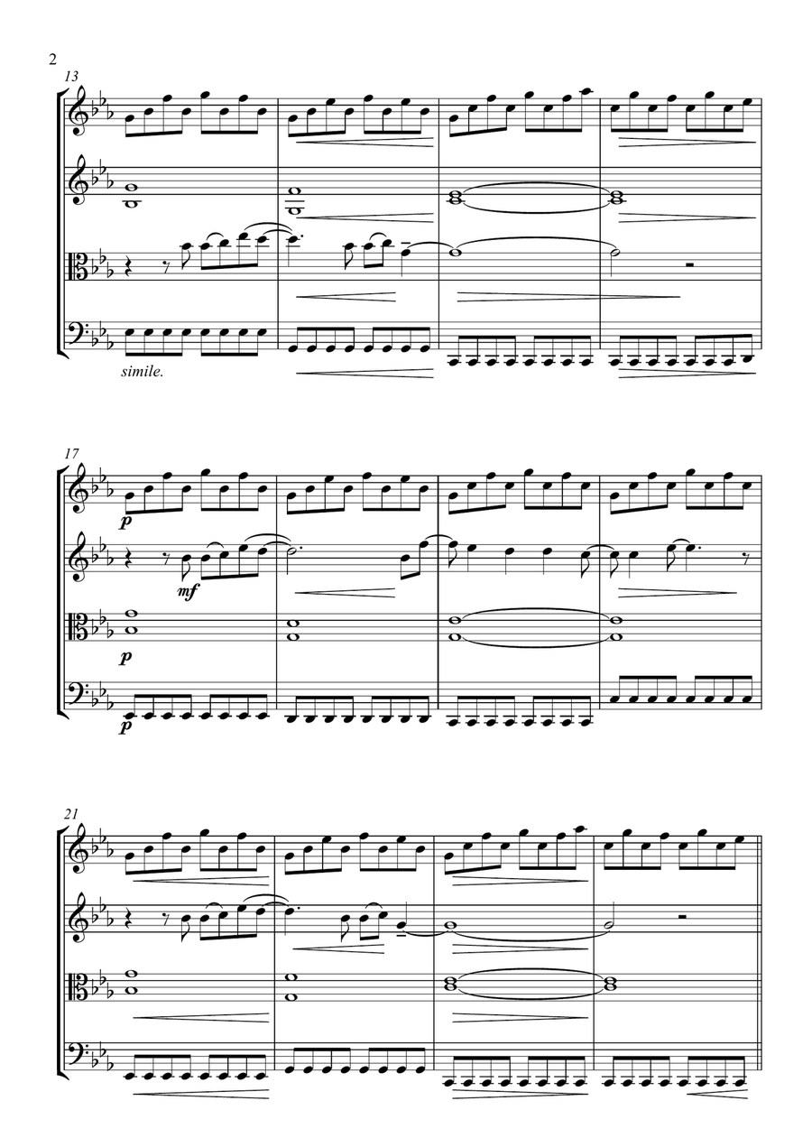 Titanium Titanium String Quartet scores gallery preview page 2
