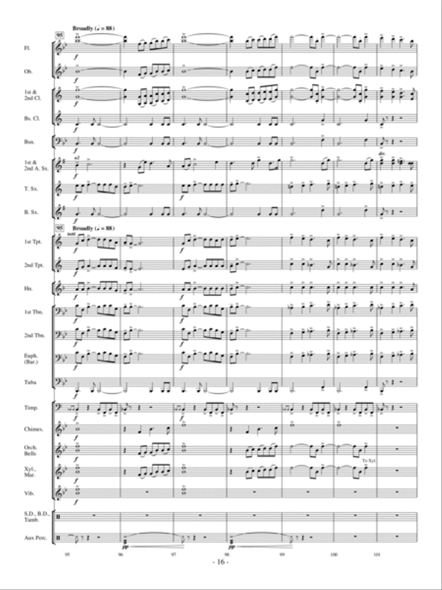 Andromeda Concert Band scores gallery preview page 15