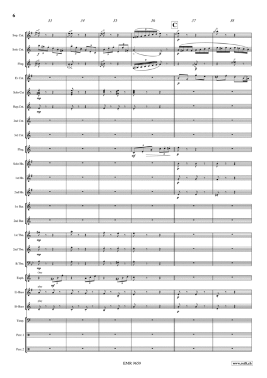 Caprice No. 24 Caprice No. 24 Brass Trio scores gallery preview page 6