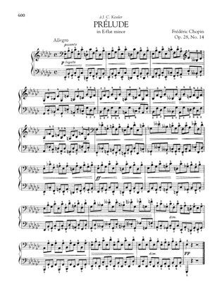 Prelude in E-flat minor, Op. 28, No. 14