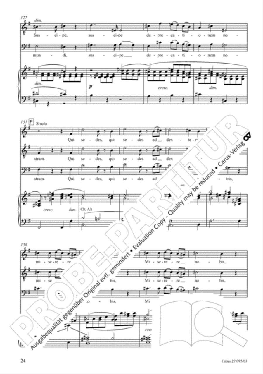 Messe solennelle de sainte Cecile Messe solennelle de sainte Cecile STB scores gallery preview page 25