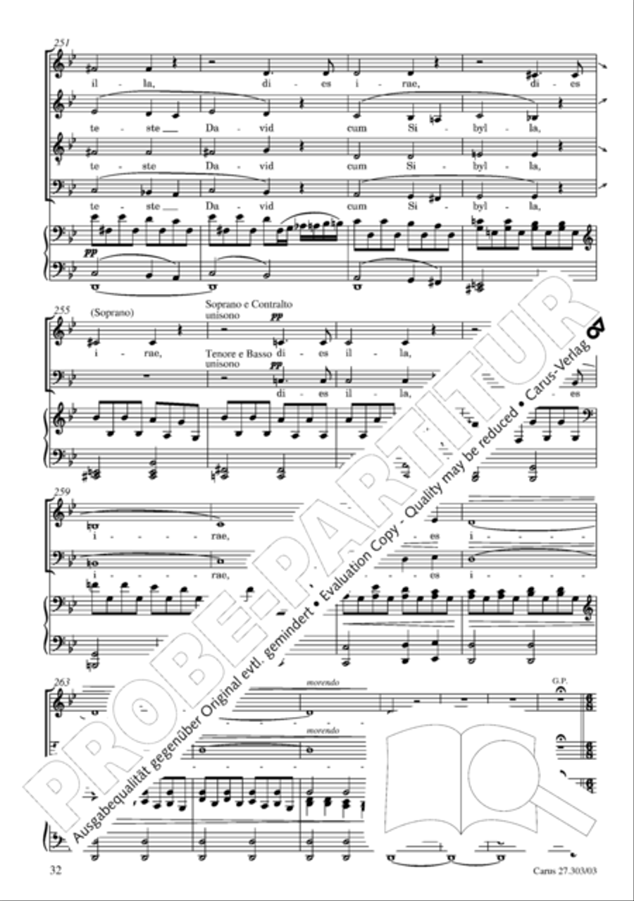 Messa da Requiem 4-Part scores gallery preview page 33