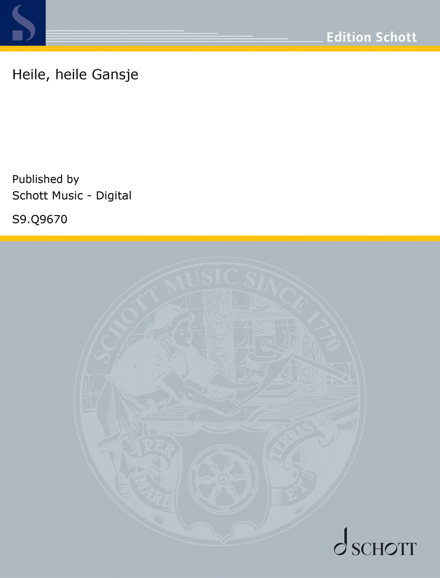 Heile, heile Gänsje Tenor Saxophone scores gallery preview page 1