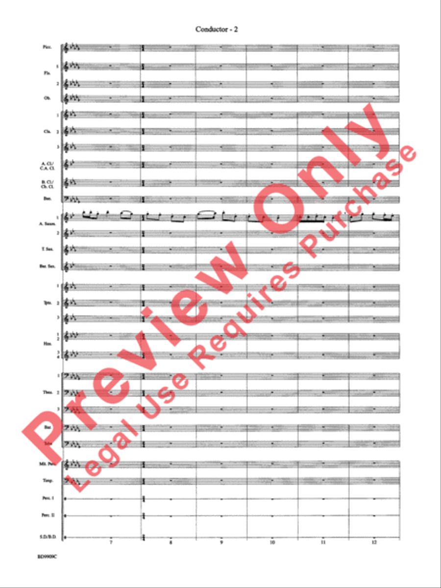 I'm Seventeen Come Sunday Concert Band scores gallery preview page 5
