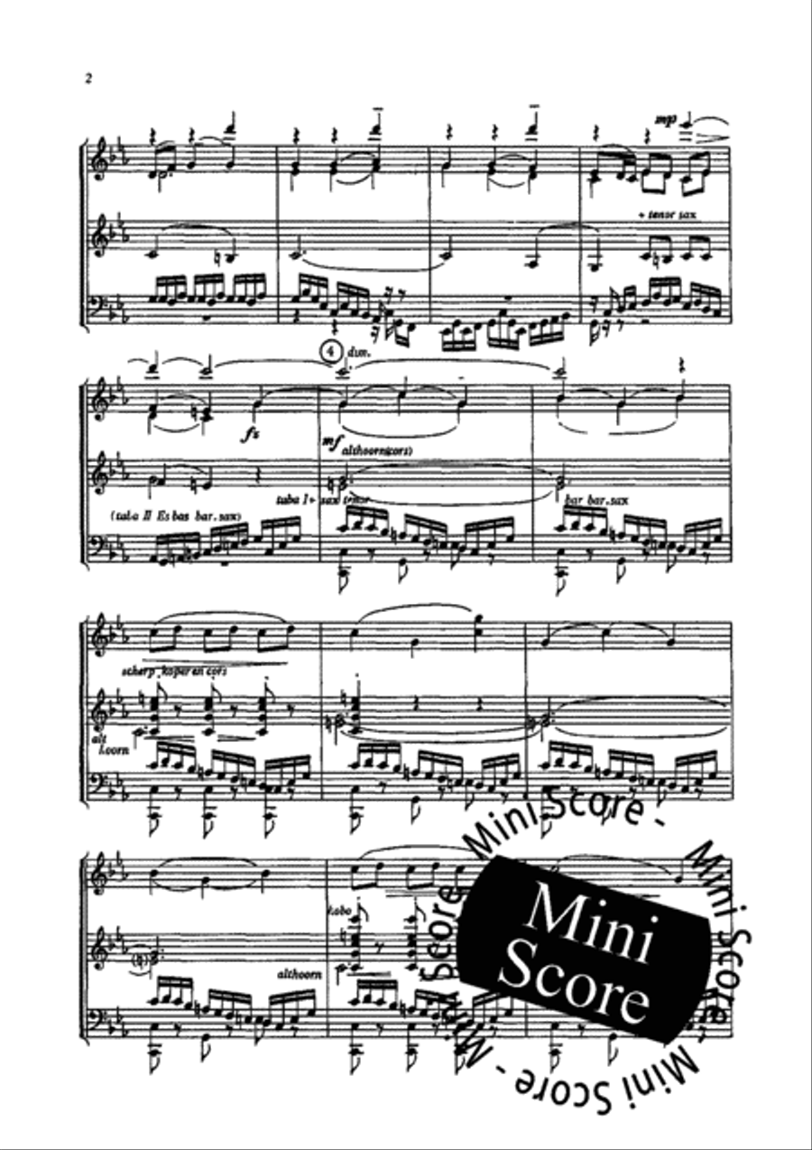 Ballade en Alla Marcia Ballade en Alla Marcia Concert Band scores gallery preview page 6