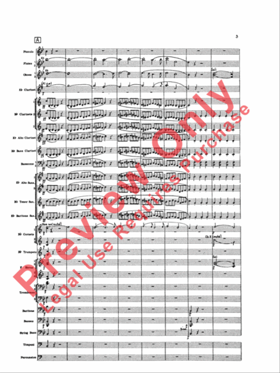 Marriage of Figaro Overture Concert Band scores gallery preview page 6