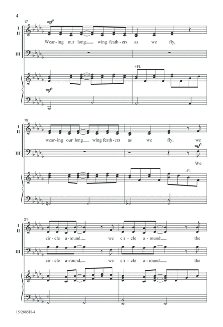 We Circle Around Mixed Choir scores gallery preview page 4