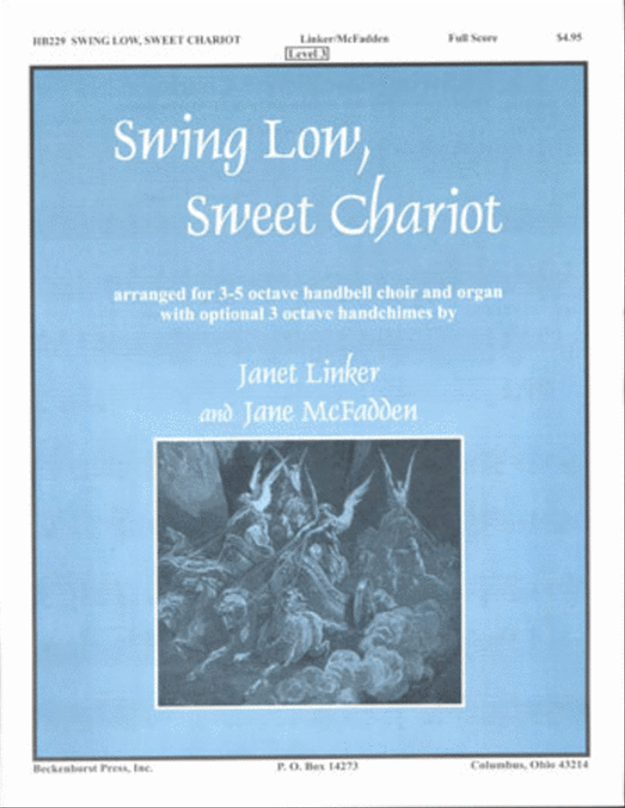 Swing Low, Sweet Chariot - Handbell Full Score Handbell Choir scores gallery preview page 1