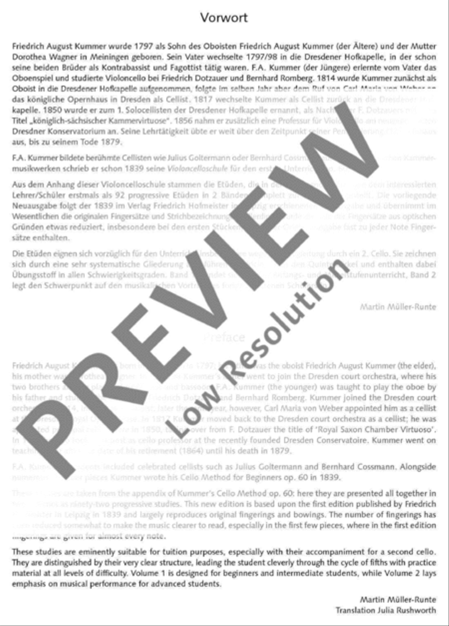 92 Progressives Exercises Cello scores gallery preview page 3
