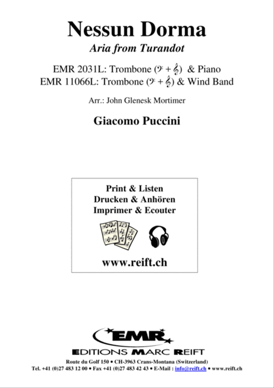 Nessun Dorma Nessun Dorma Piano Accompaniment scores gallery preview page 2