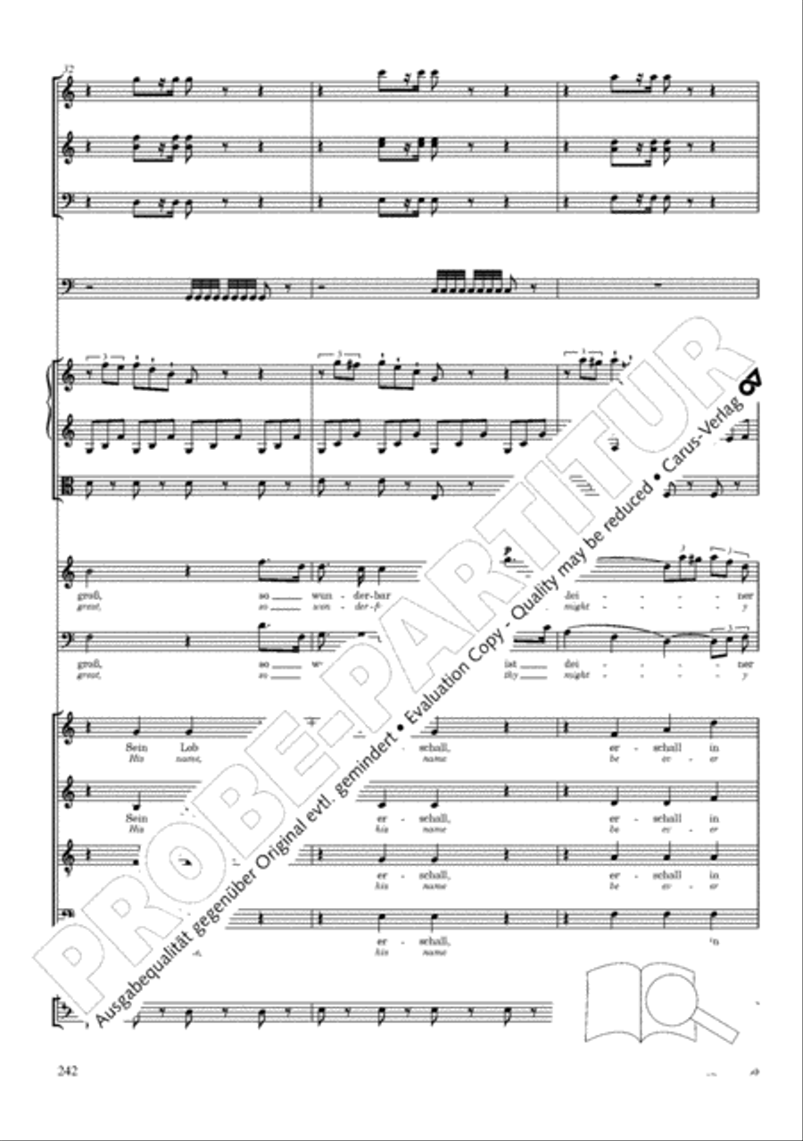 The Creation (Die Schopfung) 4-Part scores gallery preview page 262