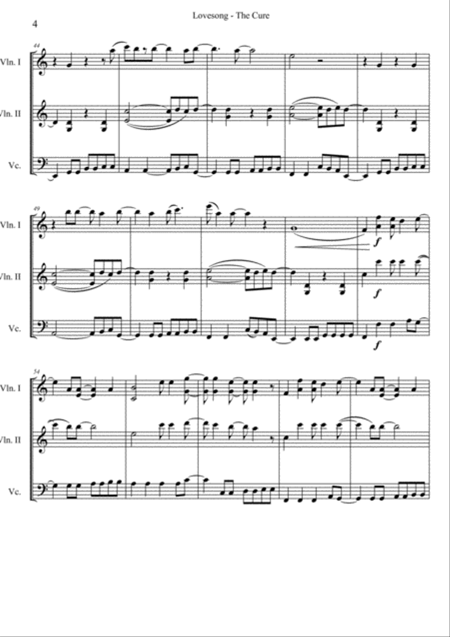 Lovesong String Trio scores gallery preview page 4