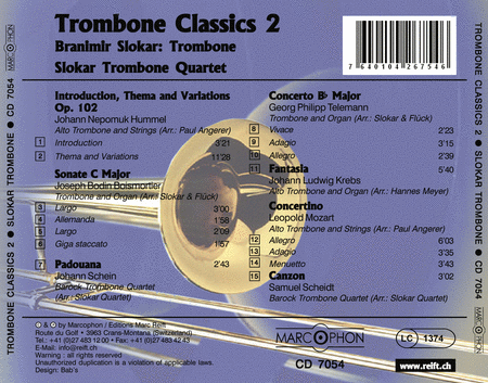 Trombone Classics 2 image number null