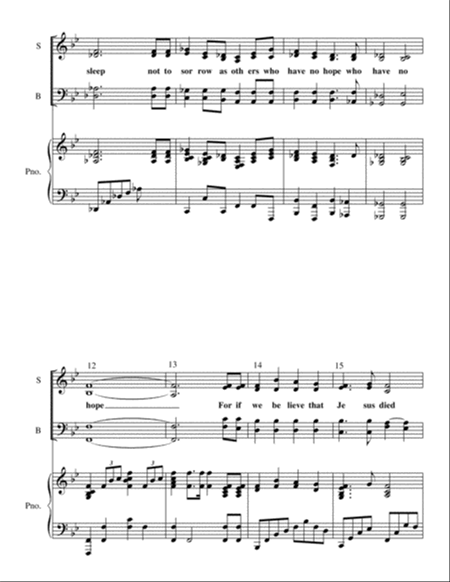 The Dead Shall be Raised (I Thessalonians 4) 4-Part scores gallery preview page 2
