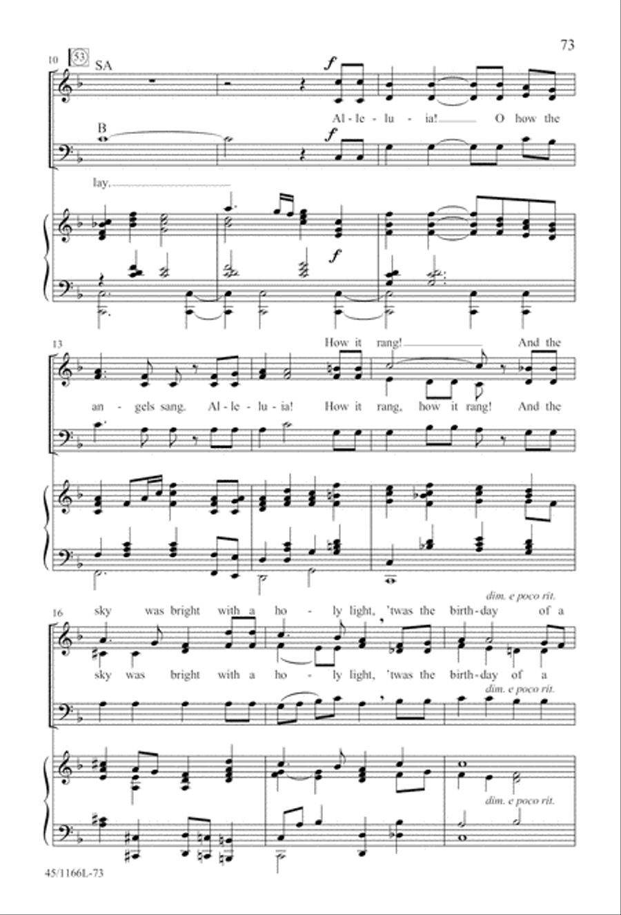 12 Carols for about 12 Singers 3-Part scores gallery preview page 74