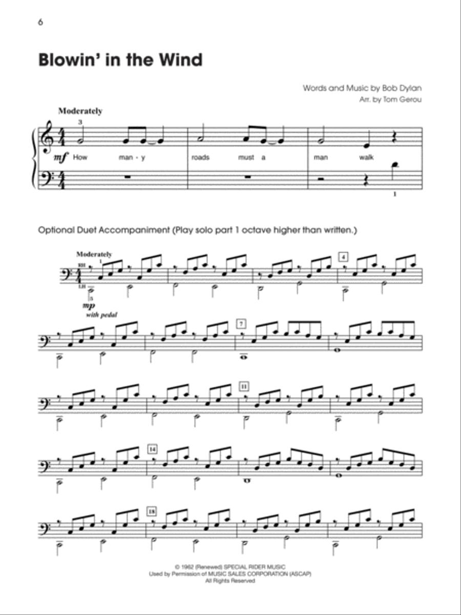 5 Finger Groovy Songs Easy Piano scores gallery preview page 3