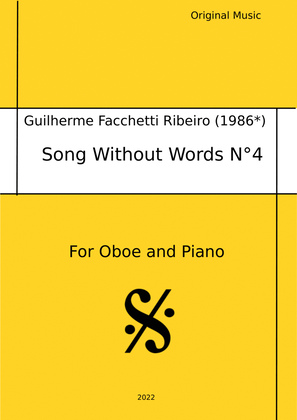 Guilherme Facchetti Ribeiro - Song Without Words Nº4. For Oboe and Piano