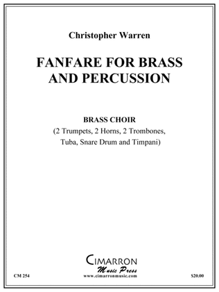 Book cover for Fanfare for Brass & Percussion