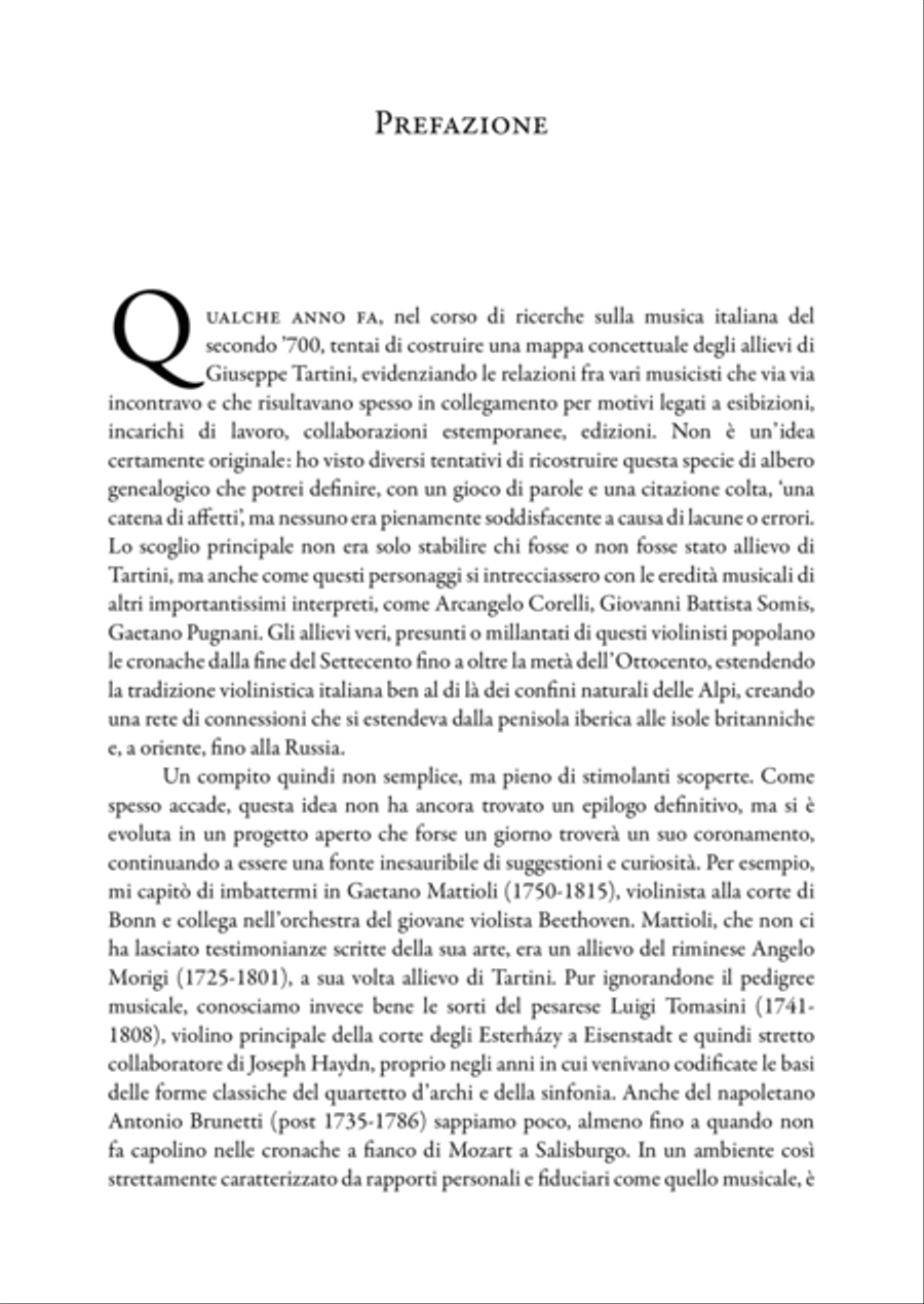 La tradizione violinistica italiana nel ’700 Violin scores gallery preview page 8