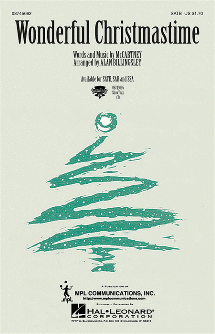 Wonderful Christmastime 3-Part scores gallery preview page 1