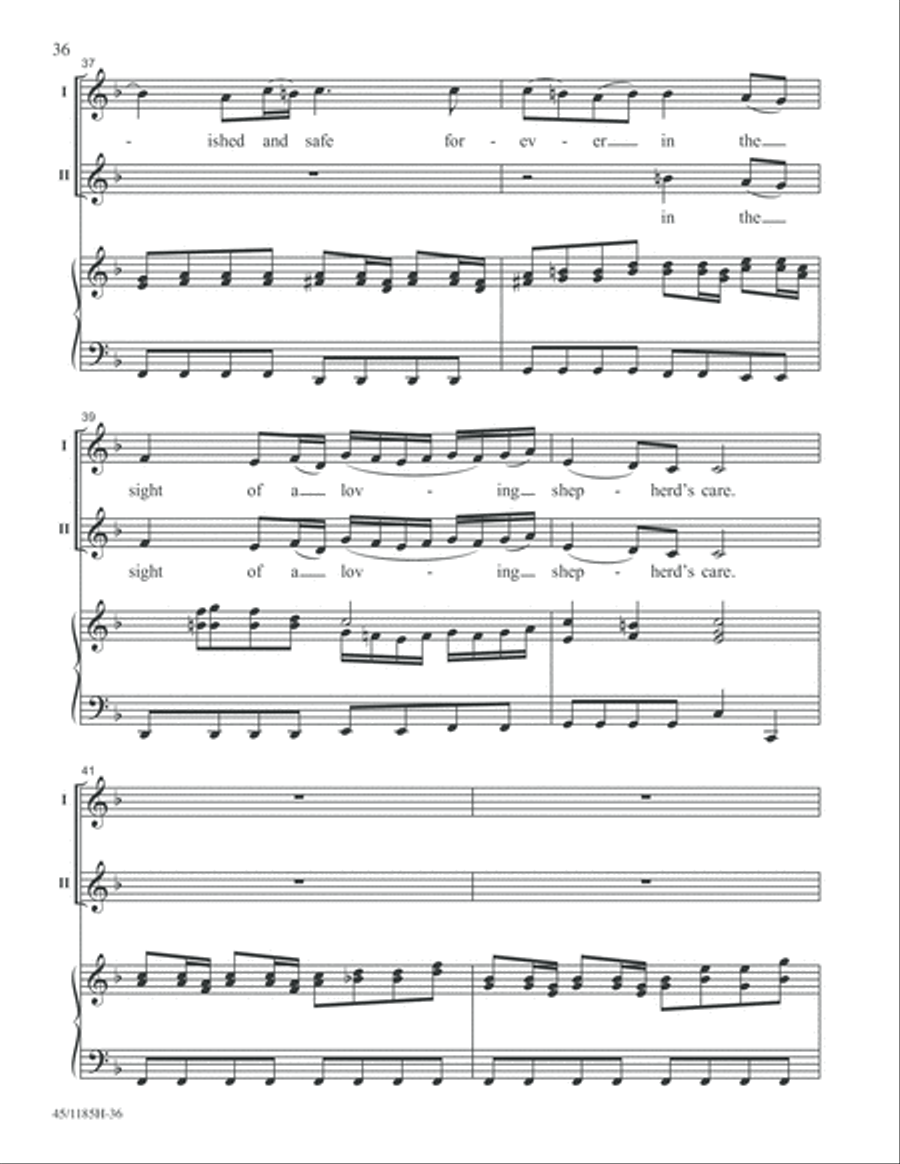 Bach for Young Voices 2-Part scores gallery preview page 36