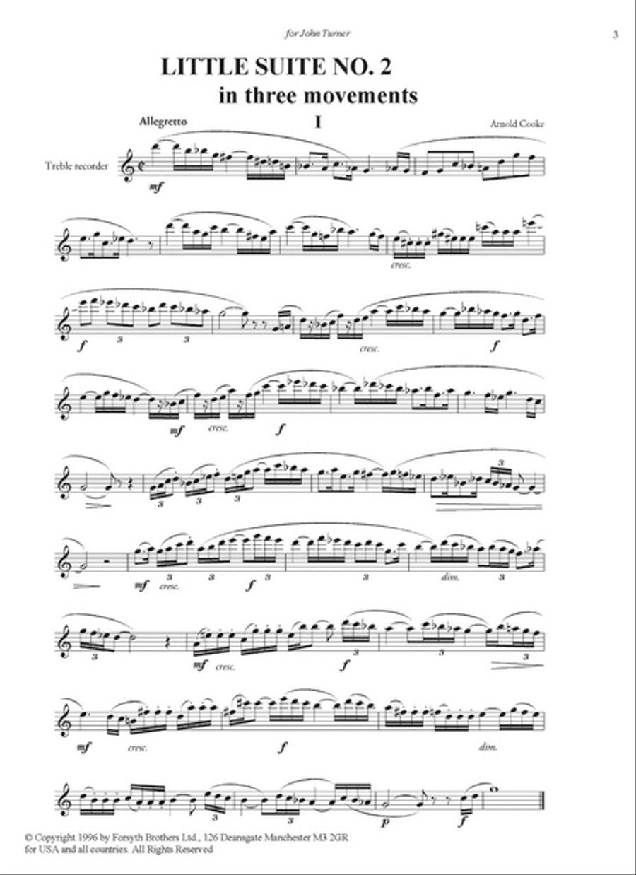 Pieces for Solo Recorder Vol. 3 Recorder scores gallery preview page 2