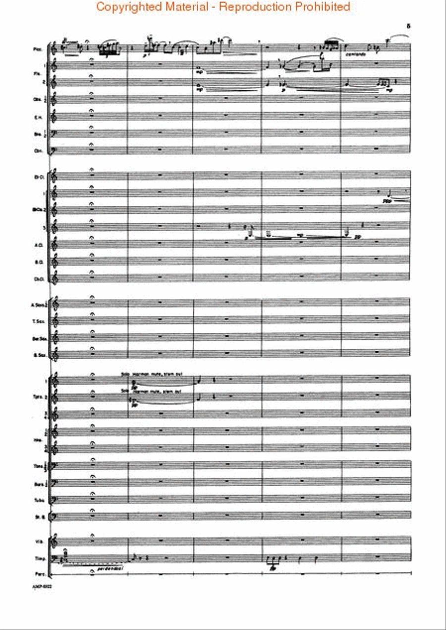 Music for Prague (1968) Concert Band scores gallery preview page 3
