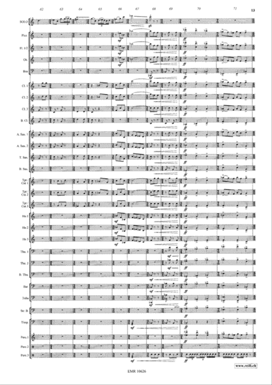 Saltatio Diabolica Concert Band scores gallery preview page 14