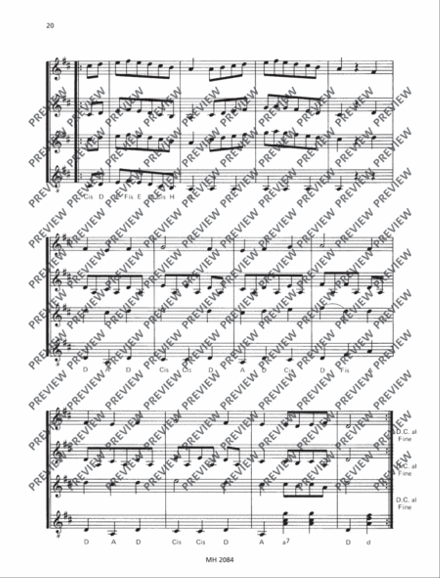 Hackbrett und Flöte Hackbrett und Flöte Flute scores gallery preview page 21
