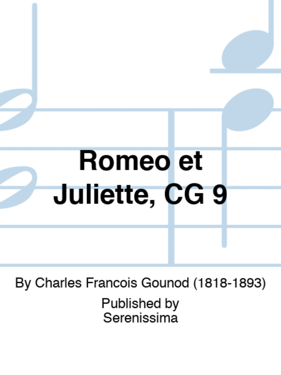 Romeo et Juliette, CG 9 Orchestra scores gallery preview page 1