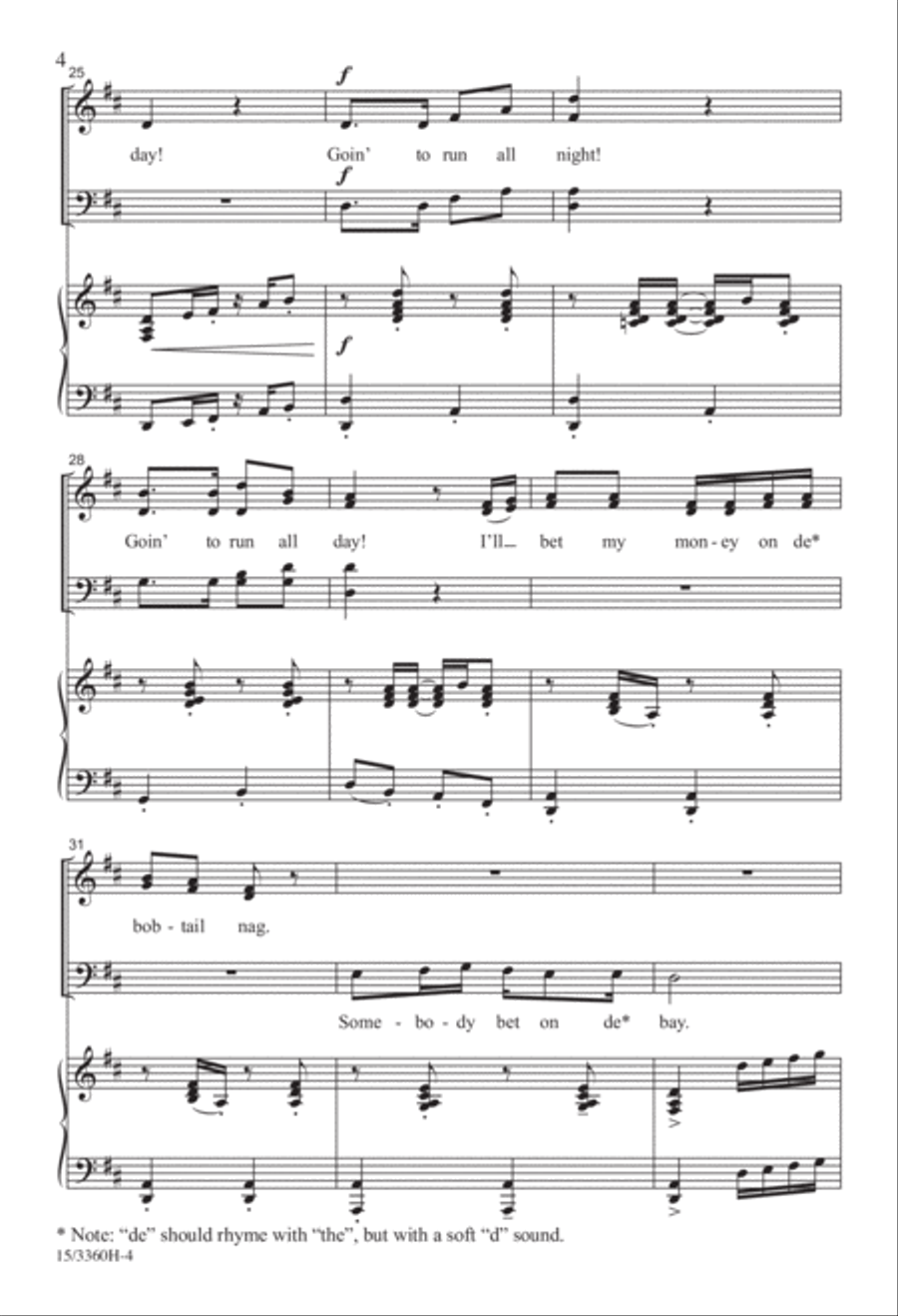 My Banjo on My Knee My Banjo on My Knee 4-Part scores gallery preview page 4
