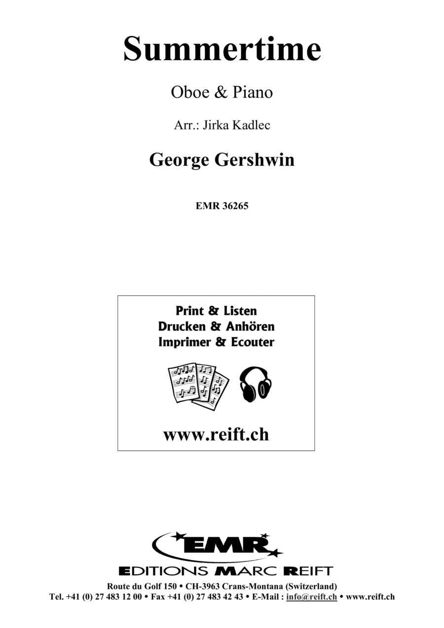 Summertime Piano Accompaniment scores gallery preview page 1