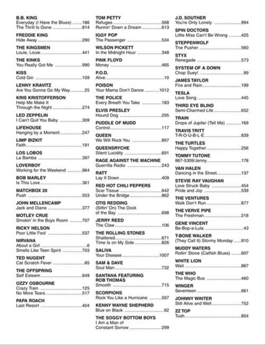 Guitar Tab White Pages, Volume 2 Acoustic Guitar scores gallery preview page 6
