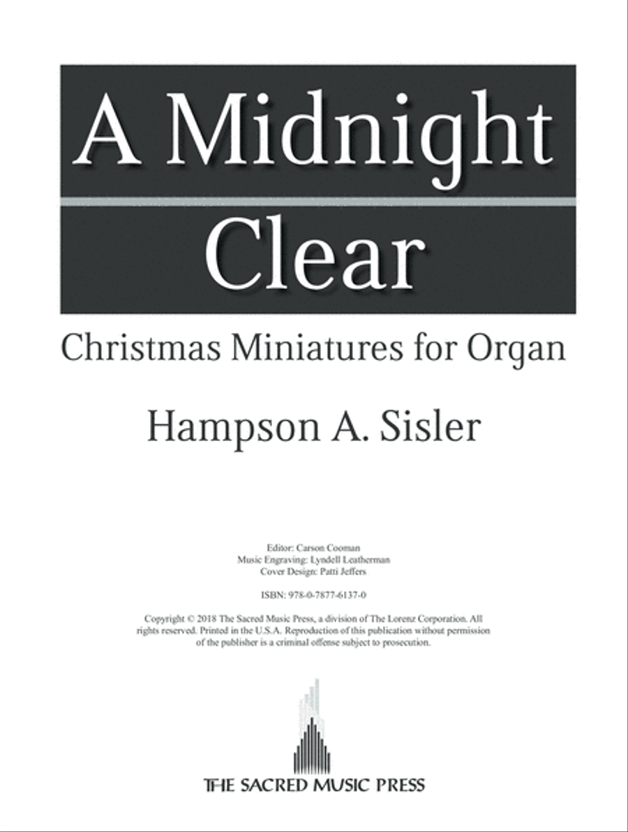 A Midnight Clear A Midnight Clear Organ scores gallery preview page 1