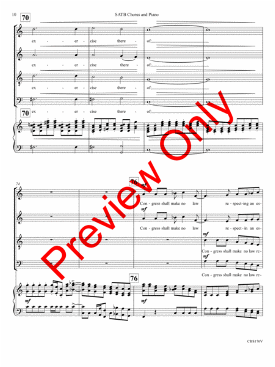We the People of the United States 4-Part scores gallery preview page 13