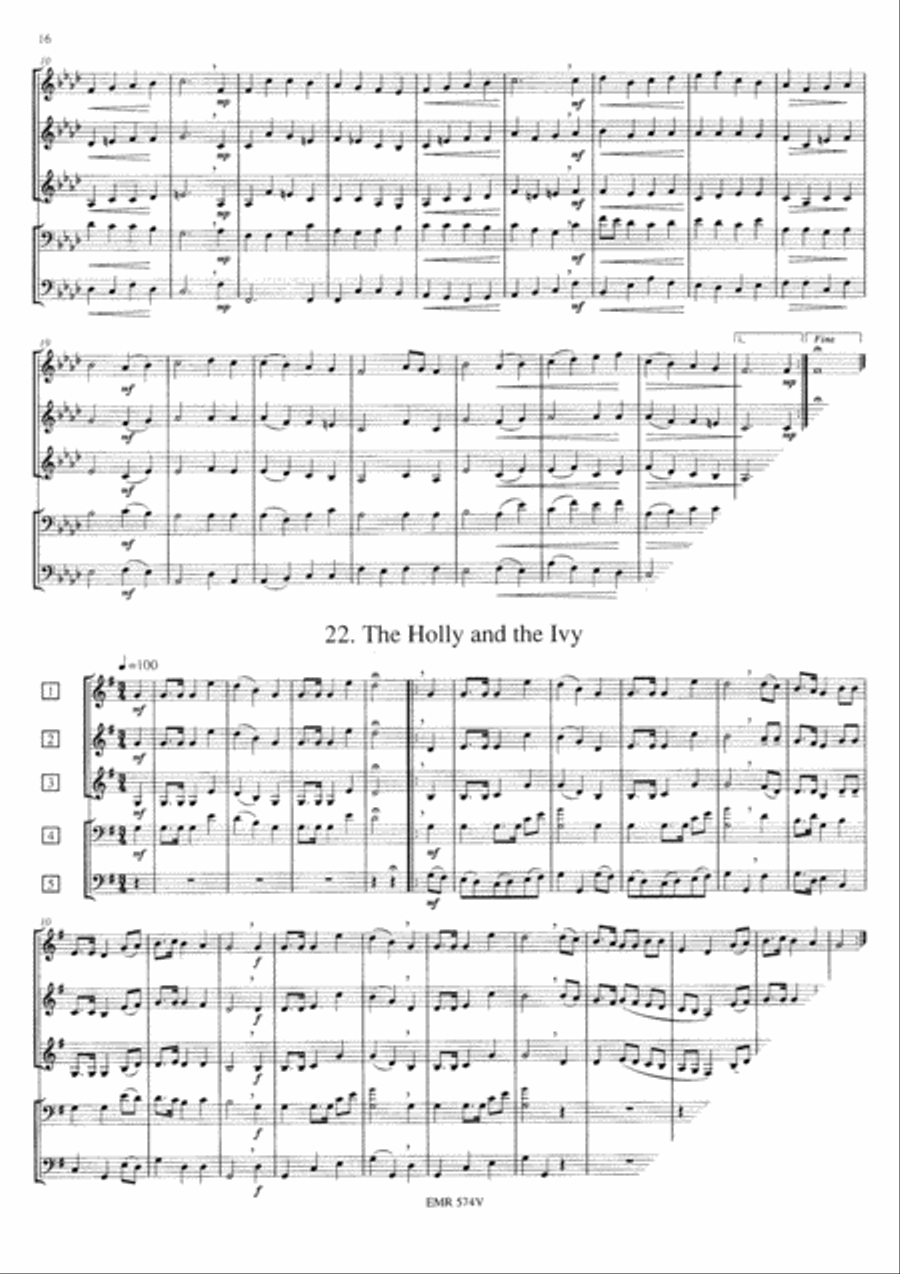 Christmas Joy / 32 Weihnachtsmelodien / Christmas Carols / Melodies de Noel Concert Band scores gallery preview page 10
