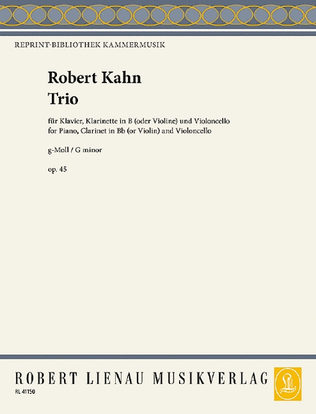 Book cover for Trio G minor