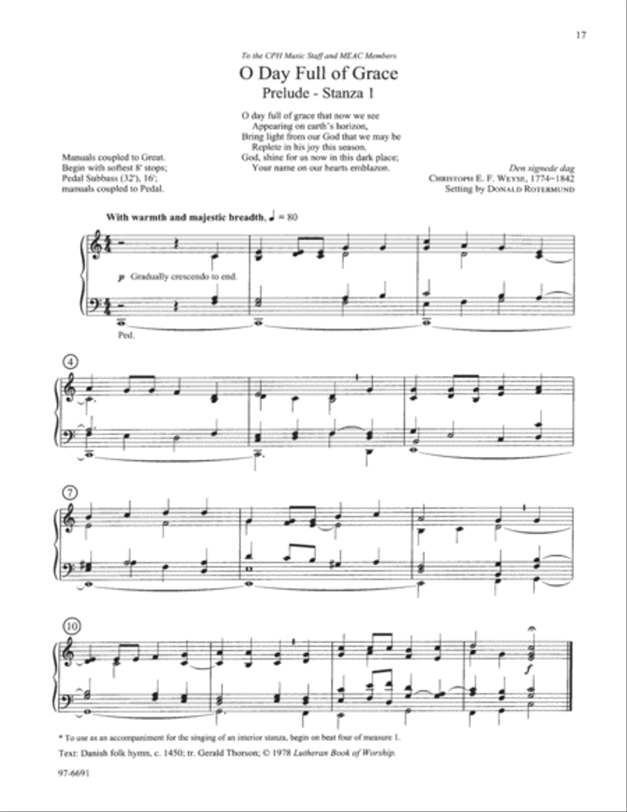 Seven Hymn Preludes, Set 5 Organ scores gallery preview page 7