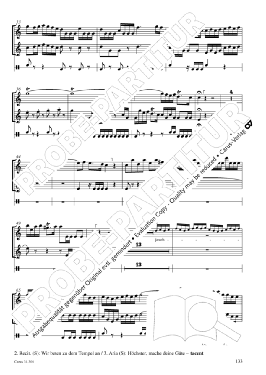 Bach for Brass 1: Cantatas I Voice scores gallery preview page 142