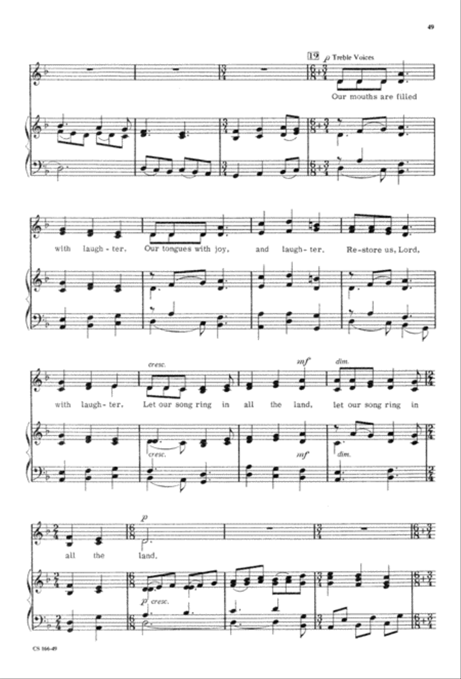 Sacred Anthem Book 3-Part scores gallery preview page 51